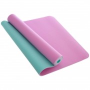 Коврик для фитнеса и йоги TPE 4мм двухслойный Zelart FI-1515 Фиолетовый