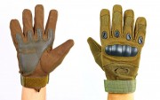 Тактичні рукавички з закритими пальцями і посилив. протектор OAKLEY BC-4623 Оливковий М