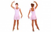 Сукня для танців (бейсик) з коротким рукавом Ліхтарик Lingo CHD01 Pink