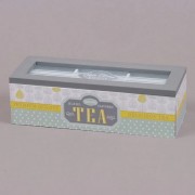 Скринька для чаю дерев'яна Flora 26232