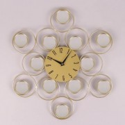 Часы металлические D-45 см. Flora 24086