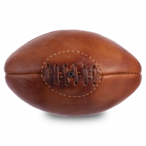 М'яч для регбі сувенірний шкіряний VINTAGE F-0266 Mini Rugby ball, 4 панелі