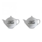 Комплект керамических подставок для чайных пакетиков Flora TEA 2 шт. 45146