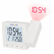 Explore Scientific Slim Projection RC Dual Alarm White (RDP1003GYELC2)