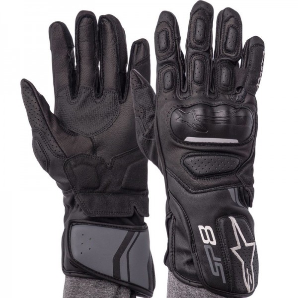 Мото рукавички зимові Alpinestars SP8 розмір XL, чорний