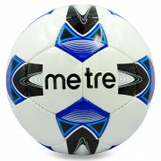 Мяч футбольный №5 PU ламин. METRE T-6045 синий