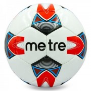 Мяч футбольный №5 PU ламин. METRE T-6045 красный