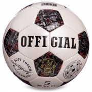 М'яч футбольний №5 PU ламін. OFFICIAL FB-0172-1 чорний