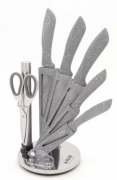 Набор ножей кухонных А-Плюс пластиковые ручки, лезвие нерж. сталь 7пр 09961 MPL-0996