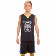 Форма баскетбольная подростковая NB-Sport NBA TOWN 30 4311 XL (13-16 лет) черный-желтый