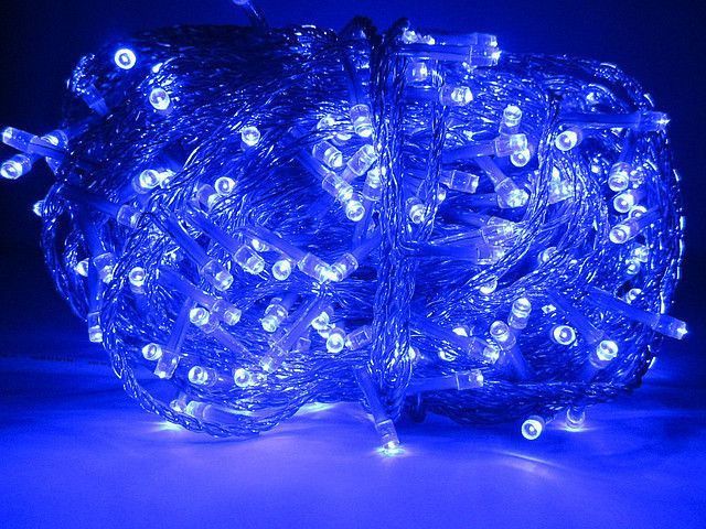 Гірлянда 100 LED однотонна синя SEZ 1183-02