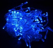 Гирлянда 100 LED синий прозрачный провод SEZ 1110-02