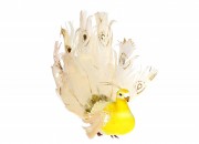 Декоративная птичка Bon Павлин, цвет - желтый 117-520