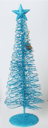 Декоративная елка Bon 40см, цвет - синий 138-E47
