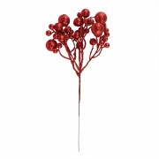 Декоративна гілка Цукрові намисто червона (2010-112) Elso