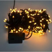Гірлянда Конус 100 LED чорний провід білий теплий Gonchar