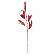 Декоративная ветка Зимние листья красная (2010-080) Elso
