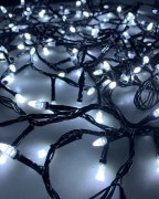Гірлянда Конус 100 LED чорний провід білий Gonchar
