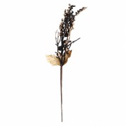 Декоративная ветка Зимний подарок черно-золотая (2010-127) Elso
