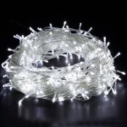 Гирлянда 300 LED прозрачный провод белый Gonchar