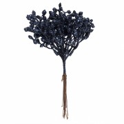 Декоративна гілка Засніжений кущ темно-синя (2010-100) Elso