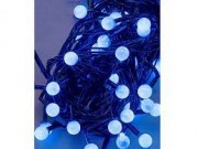 Гірлянда Перли 50 LED 5м чорний провід перехідник синій Gonchar