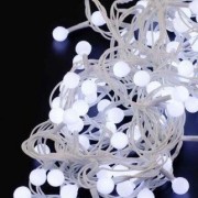 Гірлянда Кульки 100 LED білий провід 6м білий Gonchar