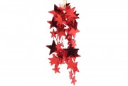 Гирлянда Звезды Bon , 5.6см*1.8м, цвет - красный 147-582