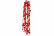 Намиста пластикові Bon фігурні, колір - червоний, 14мм*2.7м 147-709
