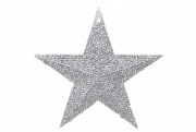 Ялинкова прикраса Bon Зірка 11см, колір - срібло 788-771