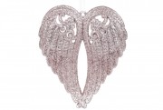Елочное украшение Bon Крылья Ангела, 15см, цвет - светло-розовый 788-577