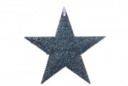 Елочное украшение Bon Звезда 11см, цвет - тёмно-синий 788-773