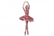 Елочное украшение Bon Балерина 17см, цвет - розово-персиковый 788-790