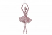 Ялинкова прикраса Bon Балерина 17см, колір - світло-рожевий 788-471