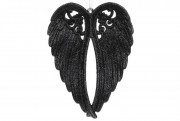 Елочное украшение Bon Крылья Ангела, 15см, цвет - чёрный 788-754