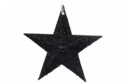 Елочное украшение Bon Звезда 11см, цвет - чёрный 788-772