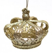 Елочное украшение Bon Корона, 8см, цвет - золото 788-298
