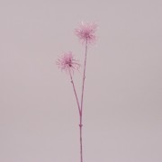 Гілочка новорічна рожева Флора 75646