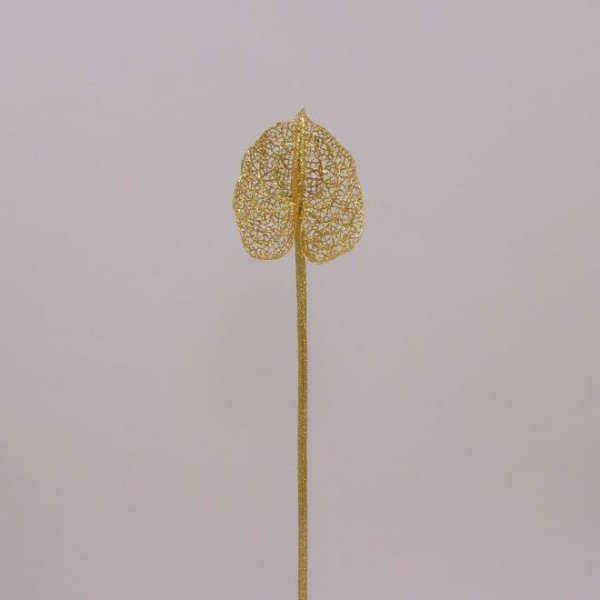 Цветок Антуриум золотой Flora 75047
