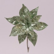 Цветок новогодний Пуансетия зеленый Флора 75698