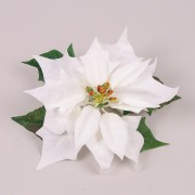 Головка Пуансетии белая Flora 75634