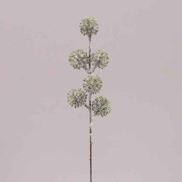 Ветка елки заснеженная 40 см. Flora 75549