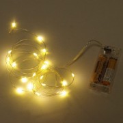 Подсветка LED теплый свет 20 светодиодов 2 м. на батарейках Flora 44428