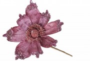 Декоративна квітка Магнолія 35см, колір - фіолетовий Bon 807-010