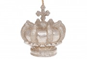 Елочное украшение Bon Корона, 9см, цвет - шампань 854-341