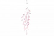 Подвесной декор из кристаллов 33см, цвет - розовый Bon 839-028