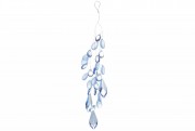 Подвесной декор из кристаллов 33см, цвет - голубой Bon 839-183