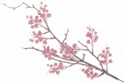 Декоративна гілка 55см, колір - рожевий перламутр Bon 839-352
