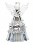 Елочное украшение Bon Ангел с кристаллами 12см 172-922