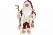 Новогодняя игрушка Санта, 63см, цвет - пурпурный Bon 822-320